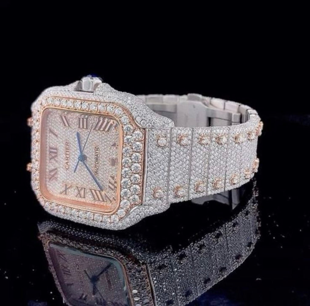 cartier moisinite watch